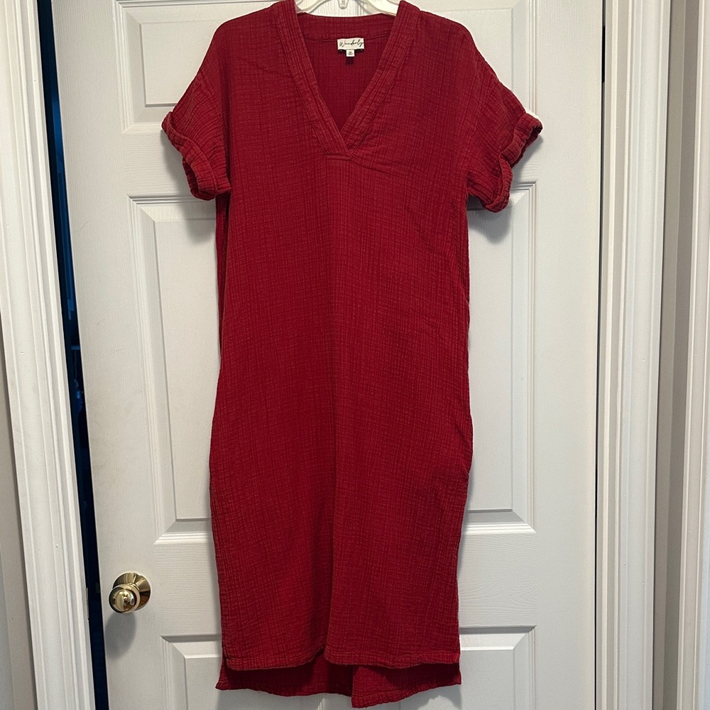 Wonderly Vibrant Red Maxi Dress - Picture 3 of 8
